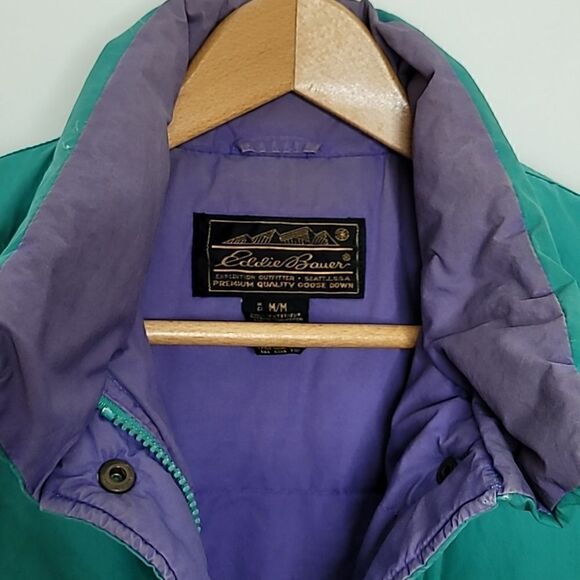 Vintage Eddie Bauer Goose Down Vest Size Medium - Picture 5 of 13